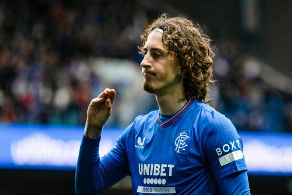 Rangers attacker Fabio Silva had a message for his Rangers critics after scoring against Kilmarnock. <i>(Image: SNS)</i>