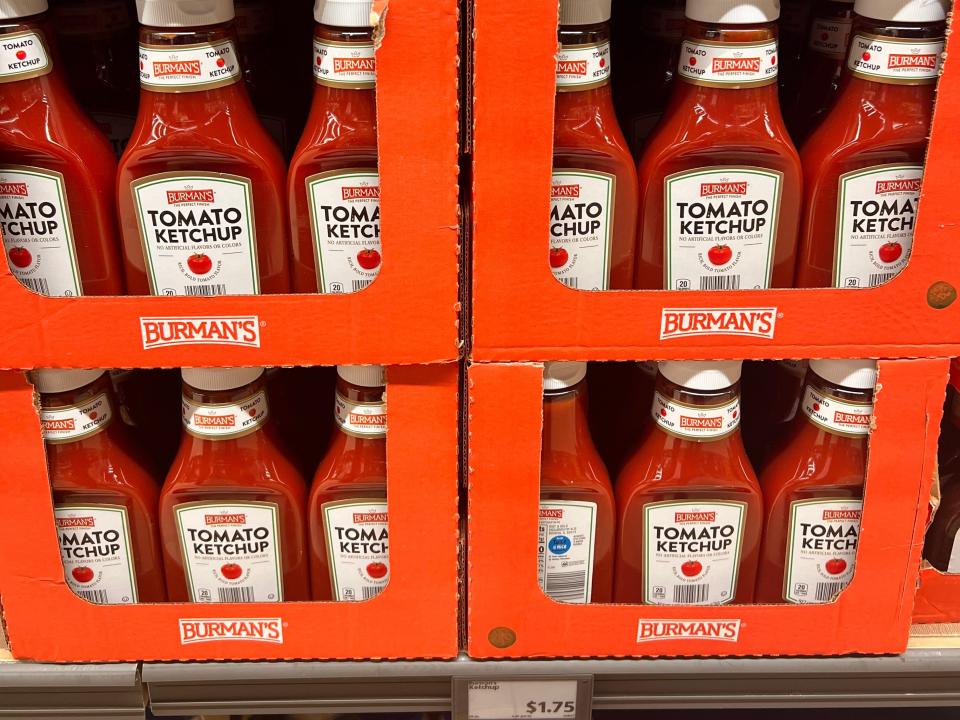 Ketchup at Aldi