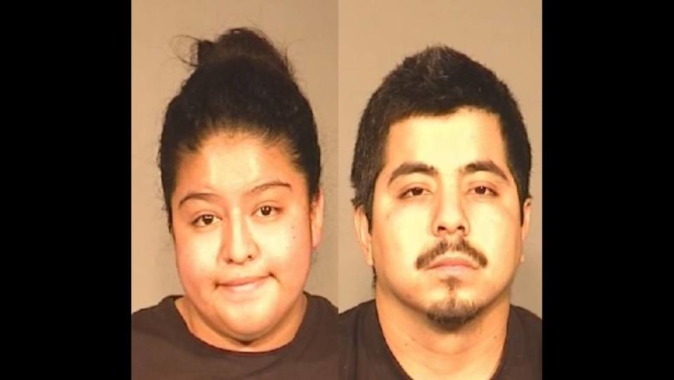 Police said Yarelly Solorio Rivera, 22, and Martin Arroyo Morales, 26, premeditated the killing of Yanelly Solorio Rivera, 18, and her 3-week-old girl, Celine Solorio Rivera, who were shot and killed 7:20 a.m. Sept. 24 inside a home near Fruit and Jensen avenues.