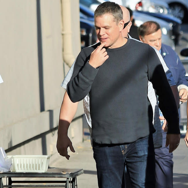 El actor Matt Damon credit:Bang Showbiz