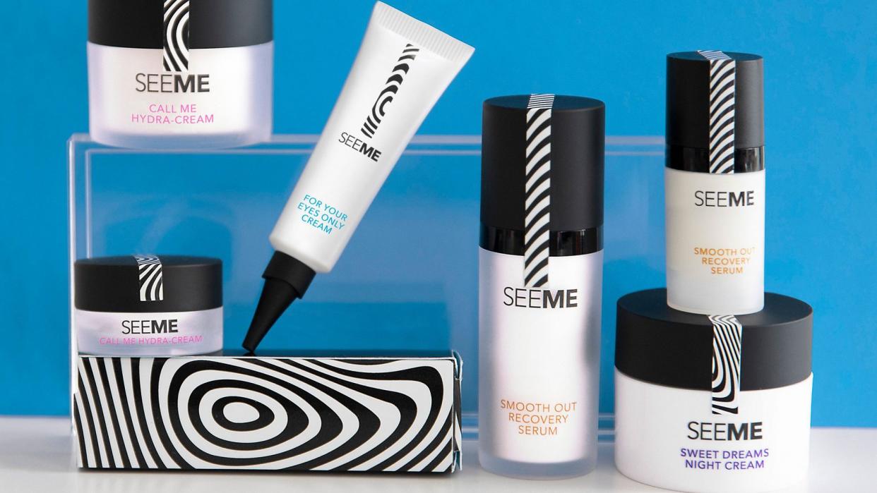 Assorted display of Seeme skin products