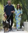 <p>Another day, another dog walk for Ben Affleck and Ana de Armas, who keep smiling during their Wednesday outing in L.A.</p>