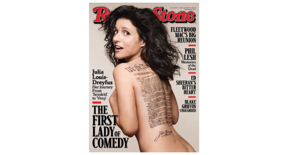 Julia Louis-Dreyfus: Rolling Stone magazine, April 2014