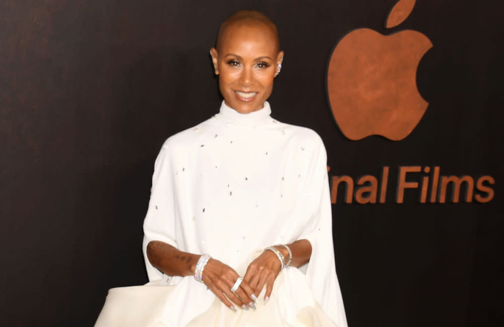 Jada Pinkett Smith attends Emancipation Prem LA Nov 2022 - Avalon