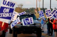 UAW workers strike at the Bowling Green facility