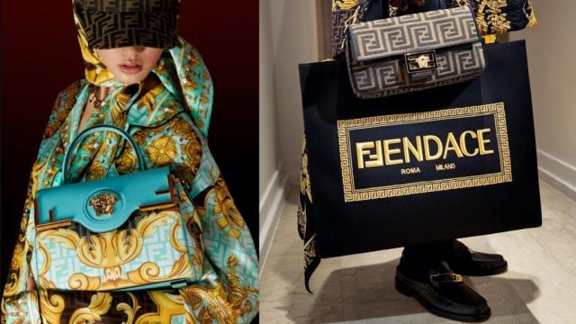 Fendi, Bags, Fendace Fendi And Versace Collaboration Limited Edition  Handbag La Medusa