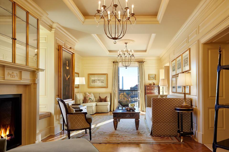 Interior of the Thomas Jefferson Suite at The Jefferson