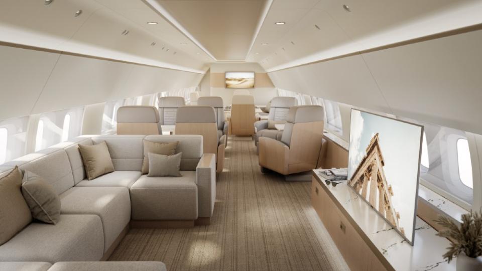 This is one of 144 cabin configurations in the BBJ Select program.