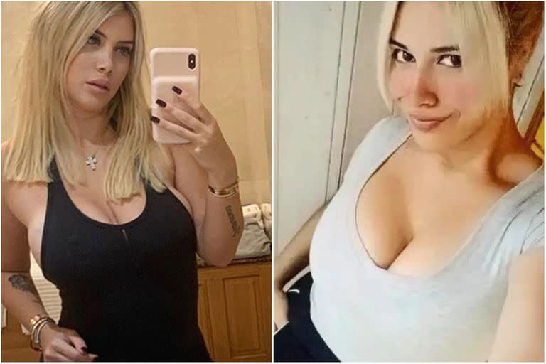 Abril Olivera sorprendió con su parecido con Wanda Nara