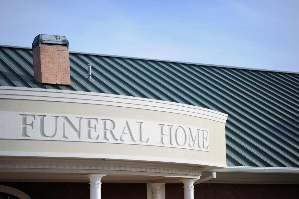 <p>Getty</p> Stock image of funeral home