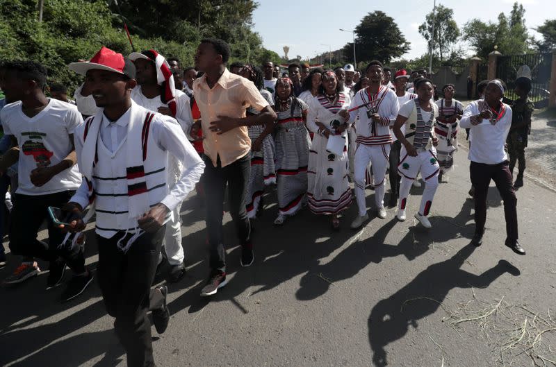 Festival of Oromo people in Bishoftu