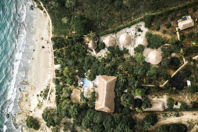 <p>Courtesy of Blue Apple Beach</p> Blue Apple Beach overlooks the Caribbean Sea near Cartagena, Colombia.