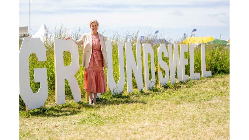 Sophie, Duchess of Edinburgh in her capacity as Honorary President of LEAF (Linking Environment and Farming) visits the Groundswell Agricultural Festival Show at Lannock Manor Farm 