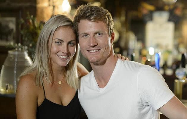 We have reason to believe that Nikki Gogan and Richie Strahan may be back together. Source: Channel 10