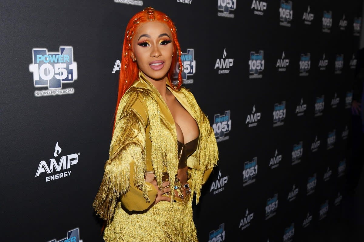 Cardi B has added a tattoo of son Wave’s name to her collection  (Getty)