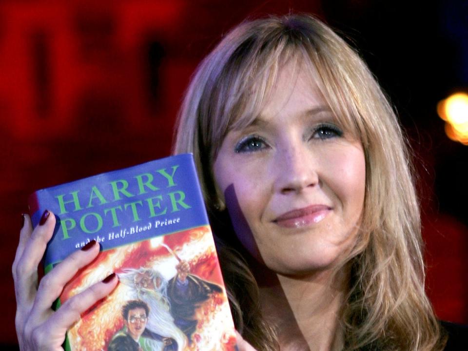 Rowling, pictured in 2005, is the subject of a new podcast documentary series (Getty Images)