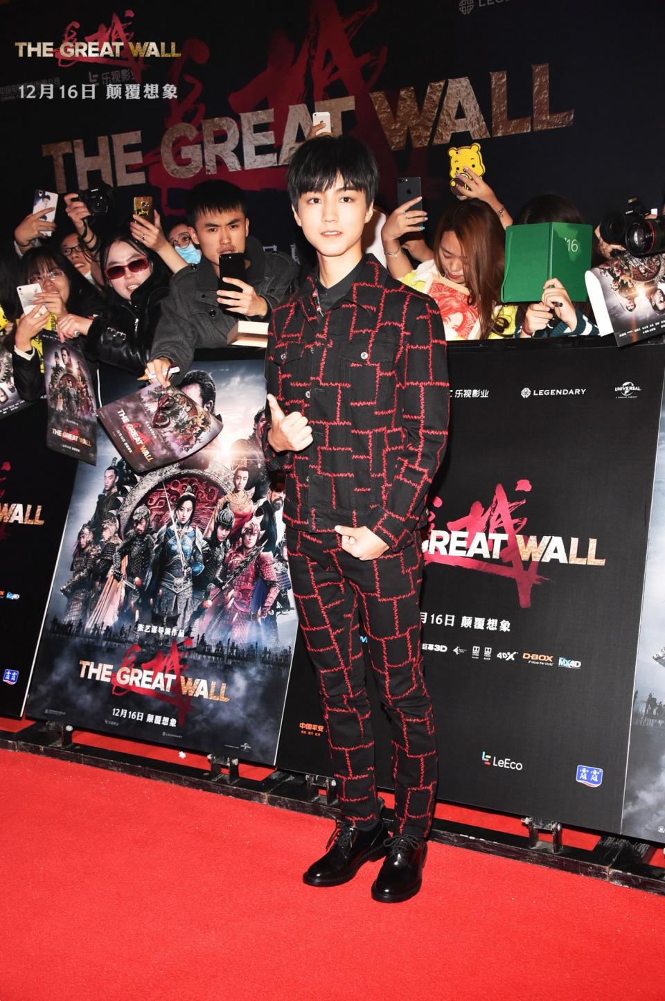 “The Great Wall” red carpet in Beijing