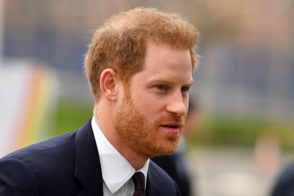 Britain's Prince Harry, Duke of Sussex arrives to attend the UK-Africa Investment Summit in London on January 20, 2020. (Photo by Ben STANSALL / AFP) (Photo by BEN STANSALL/AFP via Getty Images)