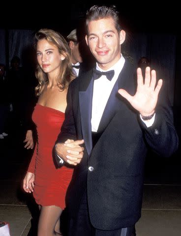 <p>Ron Galella/Ron Galella Collection via Getty</p> Harry Connick Jr. and Jill Goodacre in 1991