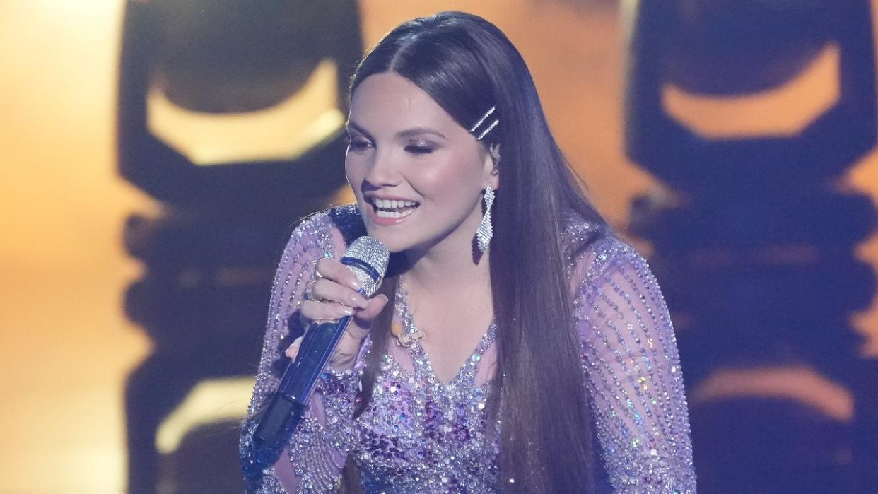  Megan Danielle during the finale of American Idol 