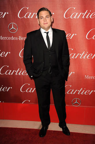 Jonah Hill attends the 23rd Annual Palm Springs Film Festival awards gala on January 7,2012. Photo by Frazer Harrison, Getty Images