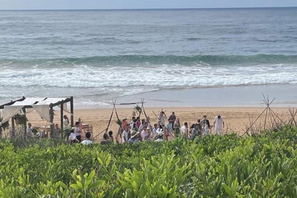 Home and Away filming on the beach