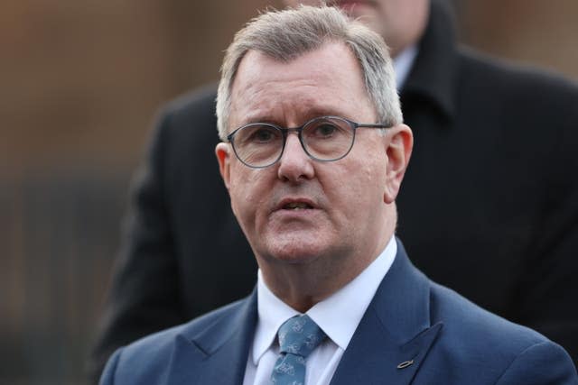 Sir Jeffrey Donaldson resigns as DUP leader