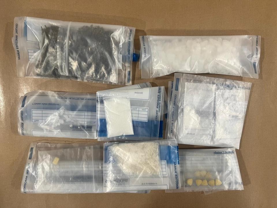 Drugs seized from vehicle belonging to 20-year-old male suspect arrested in Boon Lay (Photo: Central Narcotics Bureau)