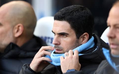 Mikel Arteta at St James' Park - Credit: Reuters