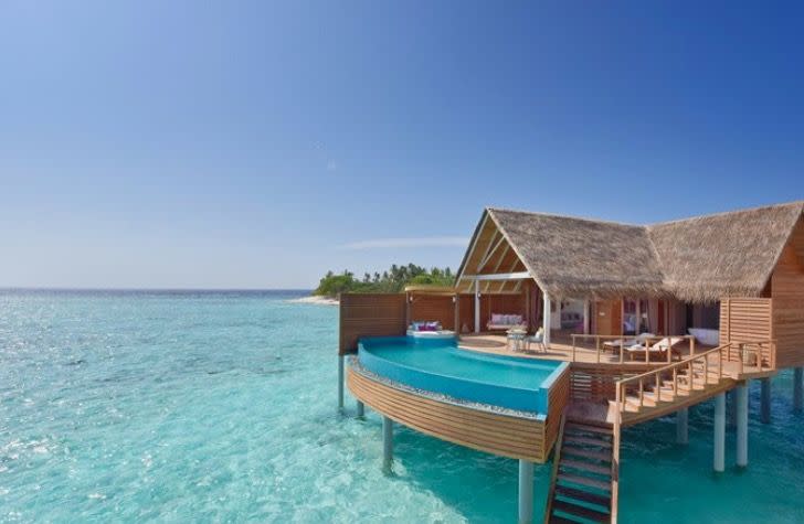 <p>It wouldn't be a private pools round-up without at least one stilted Maldives villa in the sea now, would it?</p><p>Book via: <a href="https://www.emiratesholidays.com/gb_en/hotels/maldives/maldives/milaidhoo-island/milaidhoo-island-maldives.html?tm=1" rel="nofollow noopener" target="_blank" data-ylk="slk:Emirates Holidays;elm:context_link;itc:0;sec:content-canvas" class="link ">Emirates Holidays</a></p>