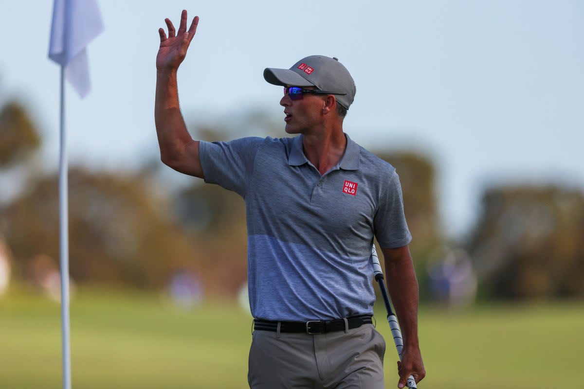 Adam Scott holds a one-shot lead at the Australian Open (Asanka Brendon Ratnayake/AP) (AP)