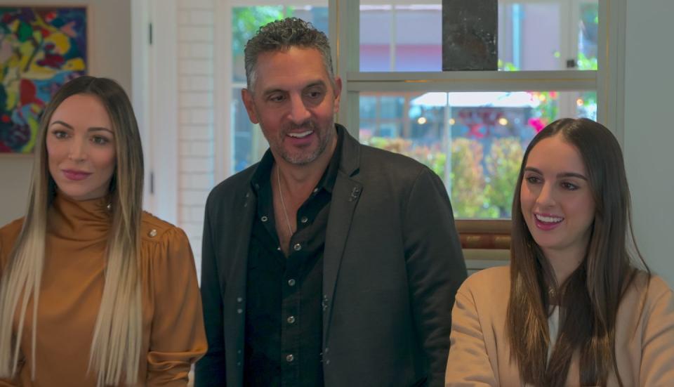 buying beverly hills l to r farrah brittany, mauricio umansky and alexia umansky from buying beverly hills cr courtesy of netflix© 2022 netflix, inc