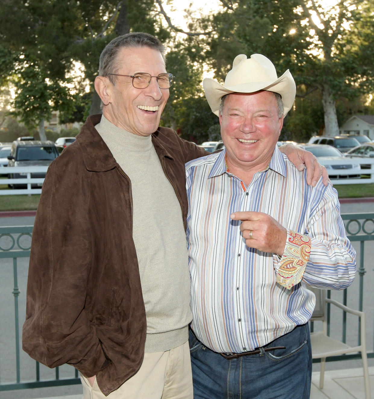 <span class="caption">Leonard Nimoy and William Shatner</span> <span class="credit">(Photo by Mark Davis/Getty Images)</span>