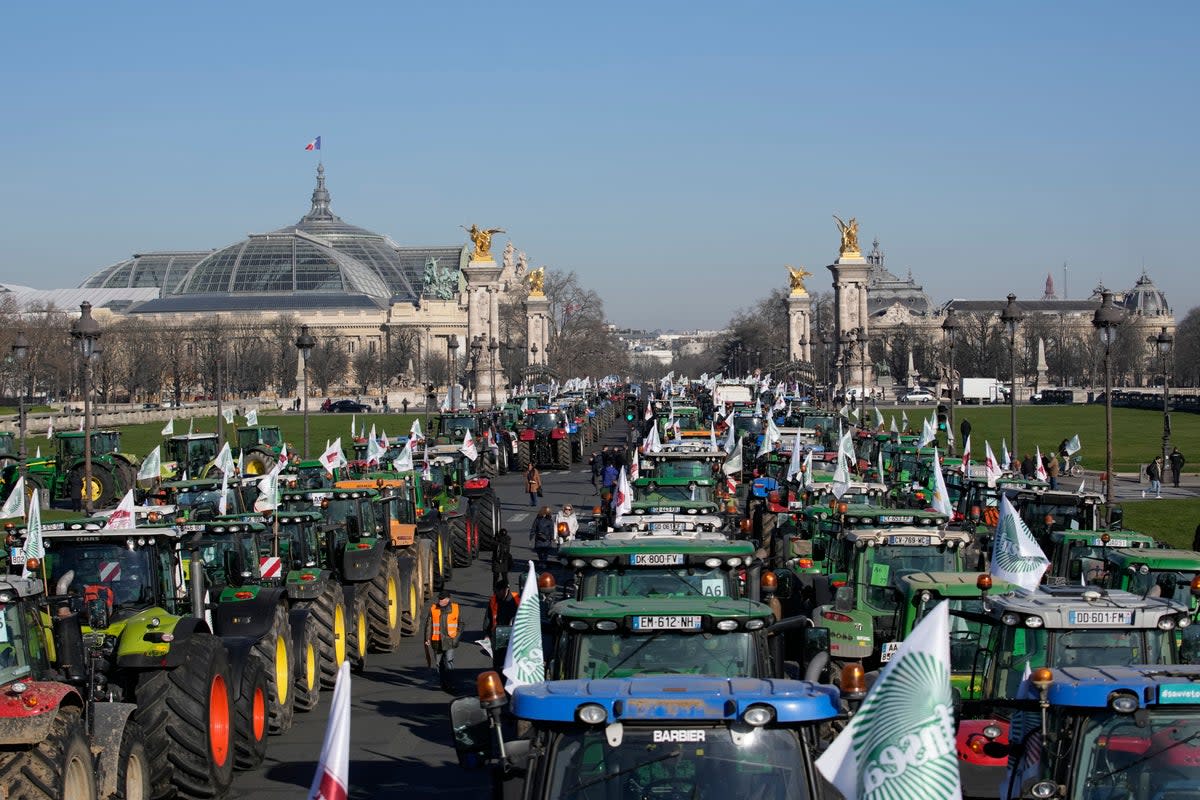 FRANCIA-CAMPESINOS PROTESTA (AP)