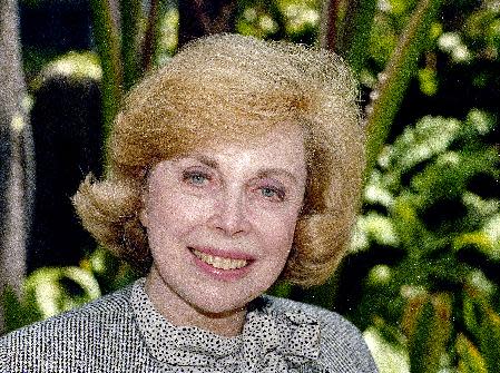 FILE - In this Sept. 1, 1987 file photo, Dr. Joyce Brothers takes a break from a busy schedule in Los Angeles to talk about her upcoming television series, "The Psychology Behind the News." Brothers died Monday, May 13, 2013, in New York City, according to publicist Sanford Brokaw. She was 85. (AP Photo/Nick Ut, File)