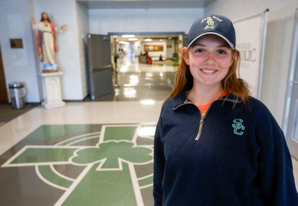 Reagan Zibilski, a freshman at Springfield Catholic High School, has a chance to participate in the U.S. Open.