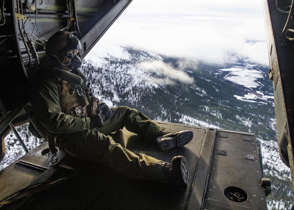 US Marine Corps MV-22B Osprey Trident Juncture Norway