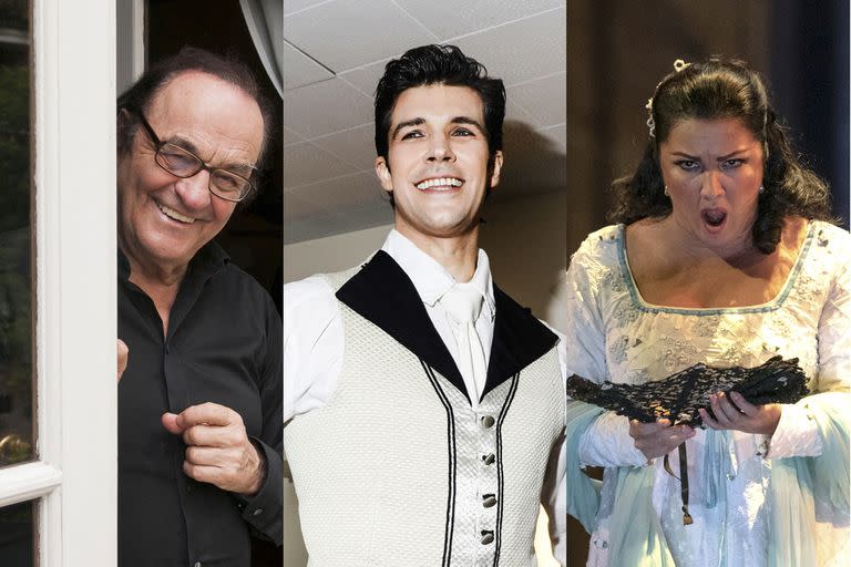 El director Charles Dutoit, el bailarín Roberto Bolle y la soprano Anna Nebtrenko: tres de las luminarias de la próxima temporada del Colón