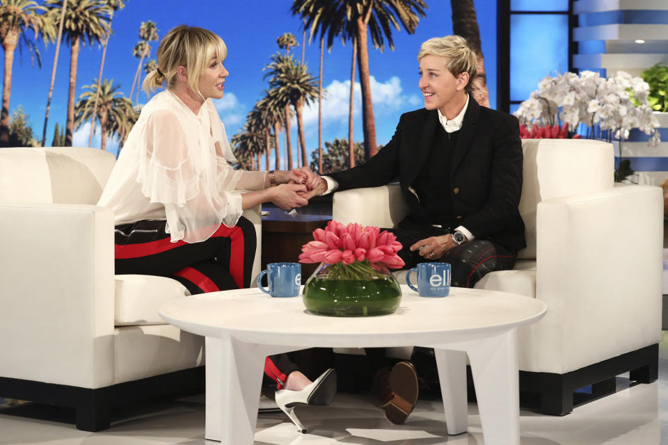 <p>"This was when [wife Portia de Rossi] was on my show and gave me the most amazing gift, which has become my campus in Rwanda to save the mountain gorillas," says DeGeneres. "Either that, or she was telling me she broke the dishwasher again."</p>