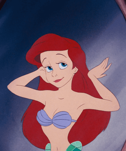 Ariel, the mermaid: Gorgeous long red locks, blue eyes, cute little shell bikini tops with contrasting green tail, Ariel was everything little girls want to be, which is basically a mermaid princess. 