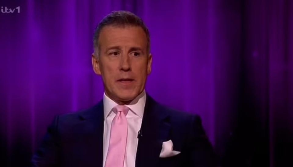 The TV judge spoke about being stabbed by his father (ITV)