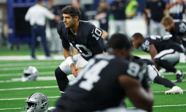 Raiders QB Jimmy Garoppolo questionable for Sunday, remains in concussion  protocol