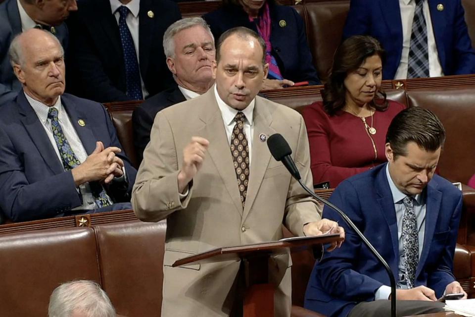 PHOTO: Rep. Bob Good, R-Va., delivers remarks on the House floor ahead of motion to vacate vote. (House.gov)