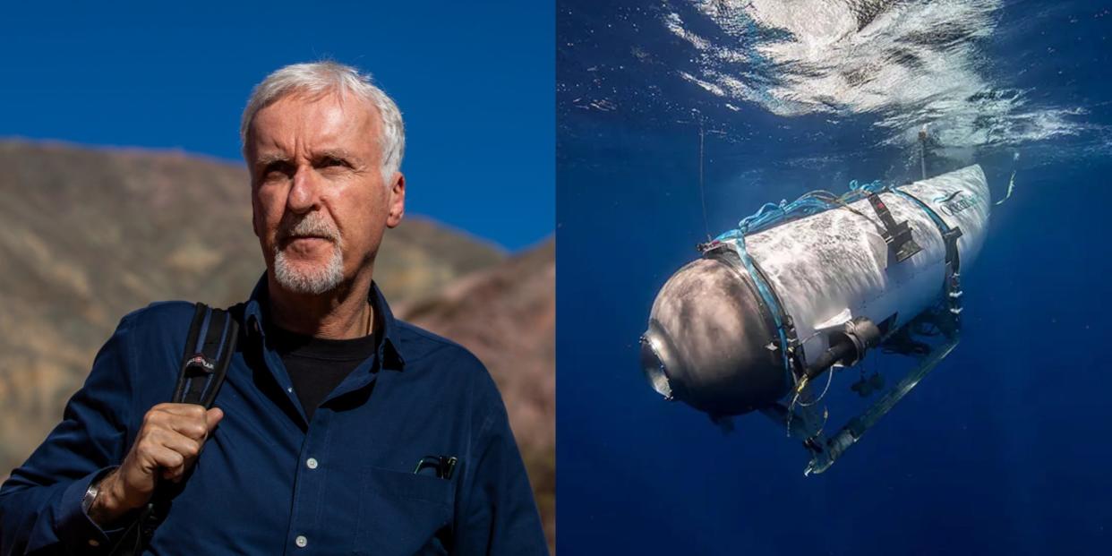 James Cameron/the Titan submersible