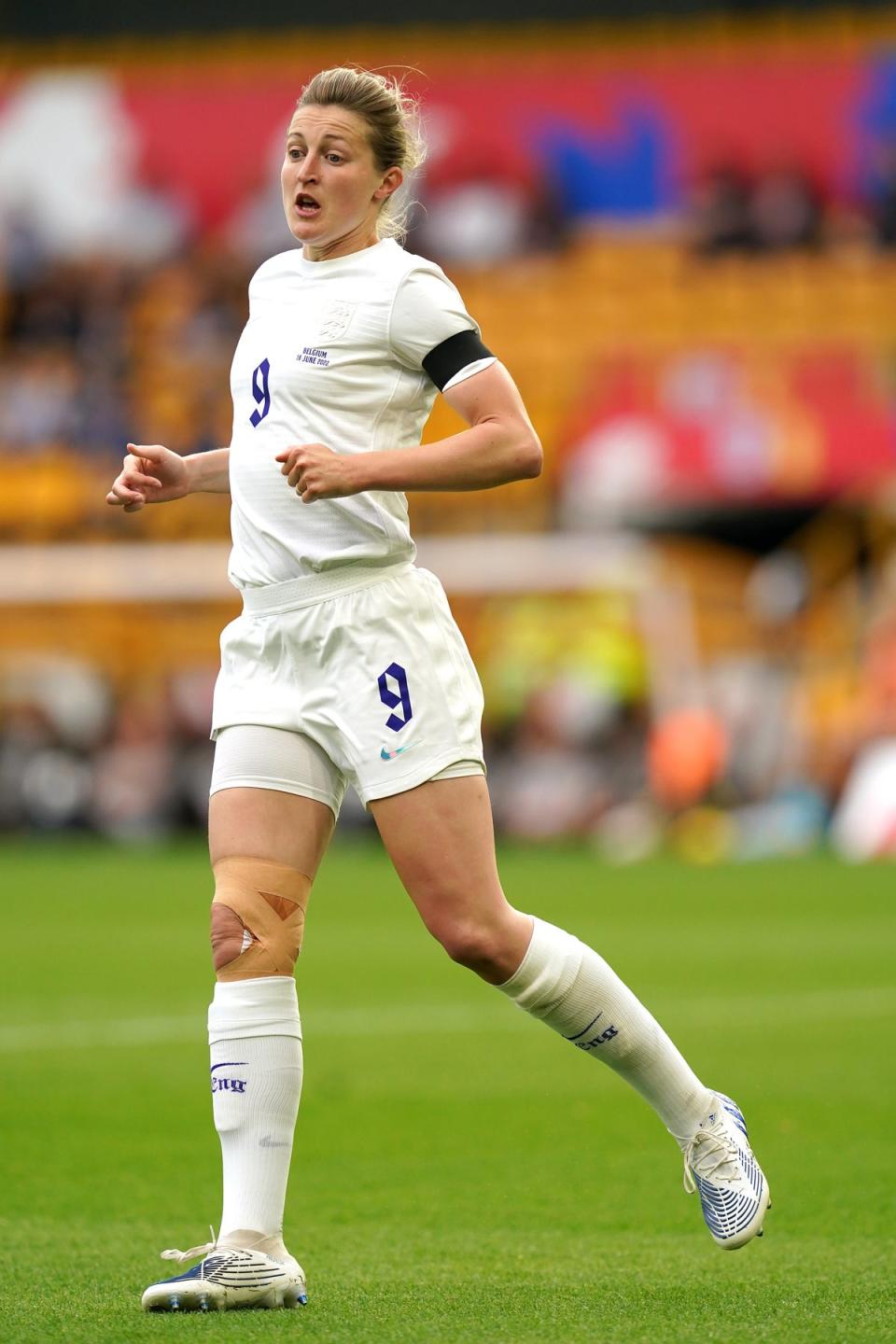 Ellen White is England Women’s record scorer with 50 goals (Nick Potts/PA). (PA Wire)