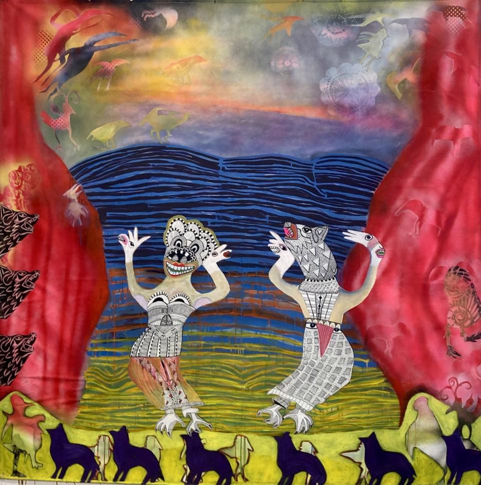 Deb Mell's "Bathing Beauties."