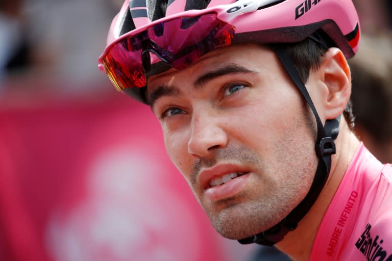 Tom Dumoulin had to relieve himself by the side of the road during the 'Queen' 16th Giro d'Italia stage to Bormio