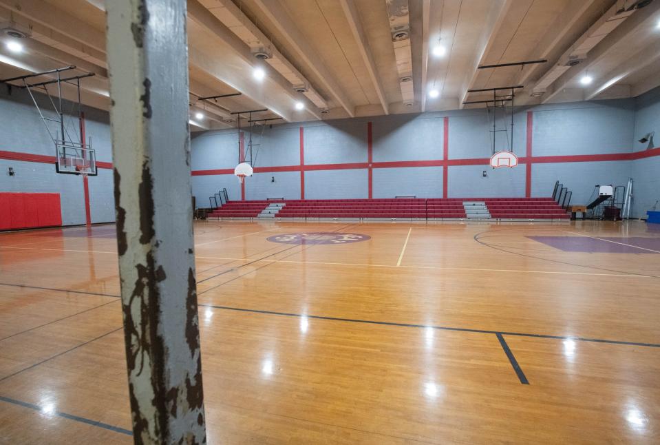 The gymnasium at the Fricker Resource Center in Pensacola on Wednesday, Oct. 4, 2023.