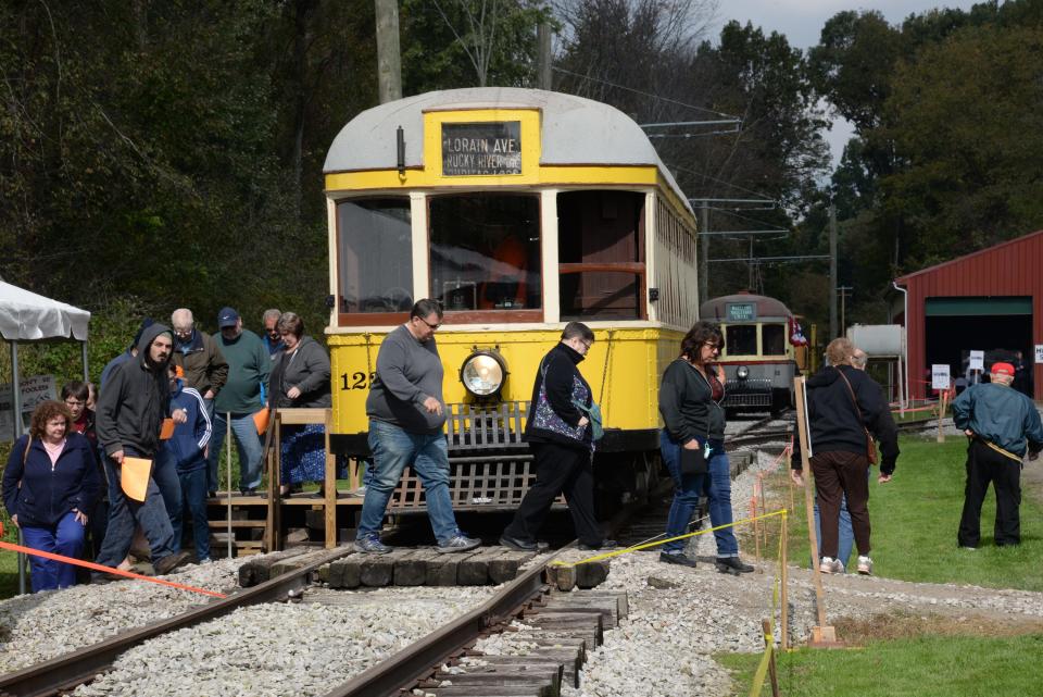 Pictured is a train car from Northern Ohio Railway Museum, which opened for the season on May 28.