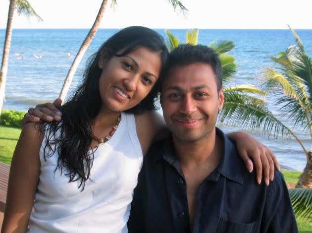 The author and Rupesh on a medical school graduation trip to Hawaii in 2004. (Photo: Courtesy of Anita Vijayakumar)